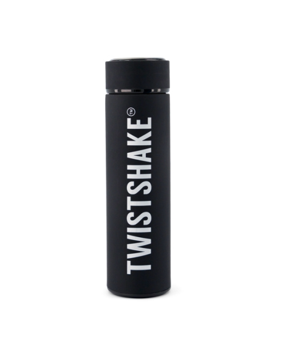 Twistshake Hot or Cold Bottle Black 420 ml in the group TOYS, KIDS & BABY PRODUCTS / Eat & Drink / Baby bottle & Accessories at TP E-commerce Nordic AB (C80995)