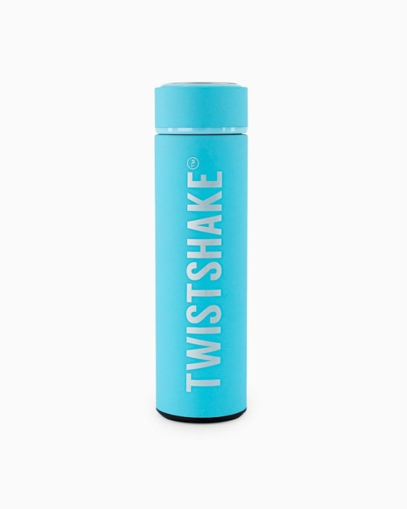 Twistshake Hot or Cold Bottle Pastel Blue 420 ml in the group TOYS, KIDS & BABY PRODUCTS / Eat & Drink / Baby bottle & Accessories at TP E-commerce Nordic AB (C80996)