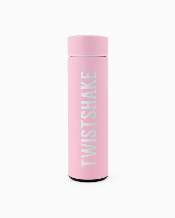 Twistshake Hot or Cold Bottle Pastel Pink 420 ml in the group TOYS, KIDS & BABY PRODUCTS / Eat & Drink / Baby bottle & Accessories at TP E-commerce Nordic AB (C80998)