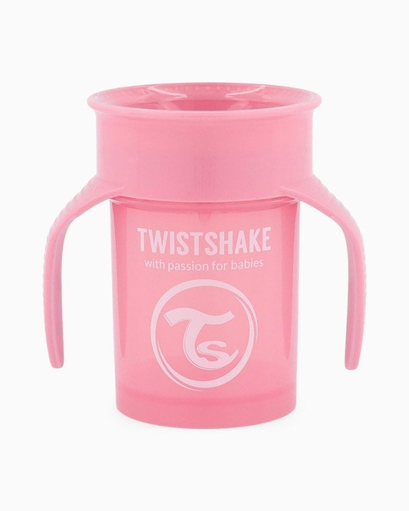 Twistshake 360 Cup 6+m Pastel Pink in the group TOYS, KIDS & BABY PRODUCTS / Eat & Drink / Baby bottle & Accessories at TP E-commerce Nordic AB (C81017)