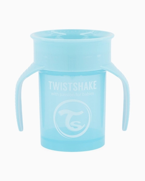 Twistshake 360 Cup 6+m Pastel Blue in the group TOYS, KIDS & BABY PRODUCTS / Eat & Drink / Baby bottle & Accessories at TP E-commerce Nordic AB (C81018)