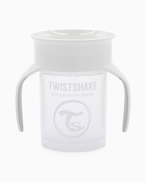 Twistshake 360 Cup 6+m White in the group TOYS, KIDS & BABY PRODUCTS / Eat & Drink / Baby bottle & Accessories at TP E-commerce Nordic AB (C81020)