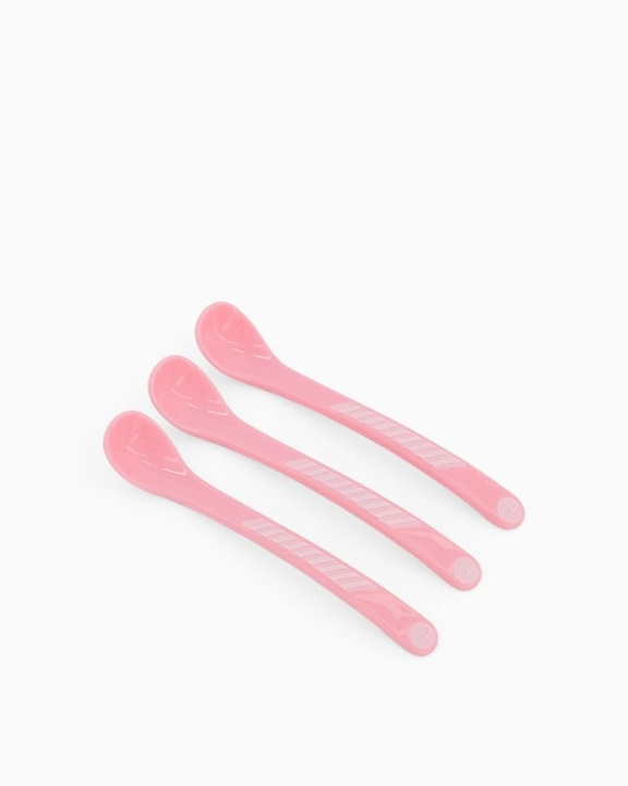 Twistshake Feeding Spoon Set 6+m Pastel Pink 3-pack in the group TOYS, KIDS & BABY PRODUCTS / Eat & Drink / Children\'s tableware at TP E-commerce Nordic AB (C81032)