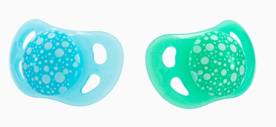 Twistshake Pacifier 0-6m Pastel Blue/Green 2-pack in the group TOYS, KIDS & BABY PRODUCTS / Baby Gadgets / Pacifiers & Teething toys at TP E-commerce Nordic AB (C81042)