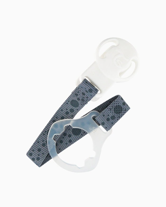 Twistshake Pacifier Clip Pastel Grey in the group TOYS, KIDS & BABY PRODUCTS / Baby Gadgets / Pacifiers & Teething toys at TP E-commerce Nordic AB (C81050)