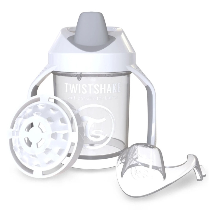 Twistshake Mini Cup 4+m White 230 ml in the group TOYS, KIDS & BABY PRODUCTS / Eat & Drink / Baby bottle & Accessories at TP E-commerce Nordic AB (C81078)