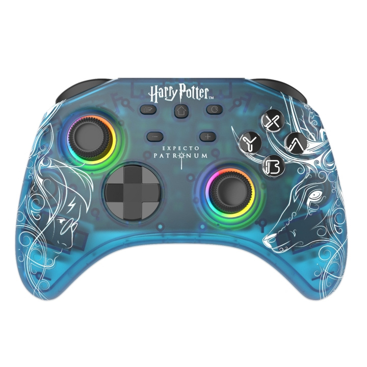 Trade Invaders Harry Potter Expecto Patronum Blue Gamepad Nintendo Switc in the group HOME ELECTRONICS / Game consoles & Accessories / Nintendo Switch / Accessories at TP E-commerce Nordic AB (C81128)