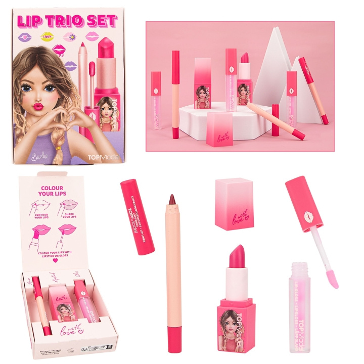 TOPModel Lip Trio BEAUTY and ME ( 0412812 ) in the group TOYS, KIDS & BABY PRODUCTS / Toys / Crafts at TP E-commerce Nordic AB (C81194)