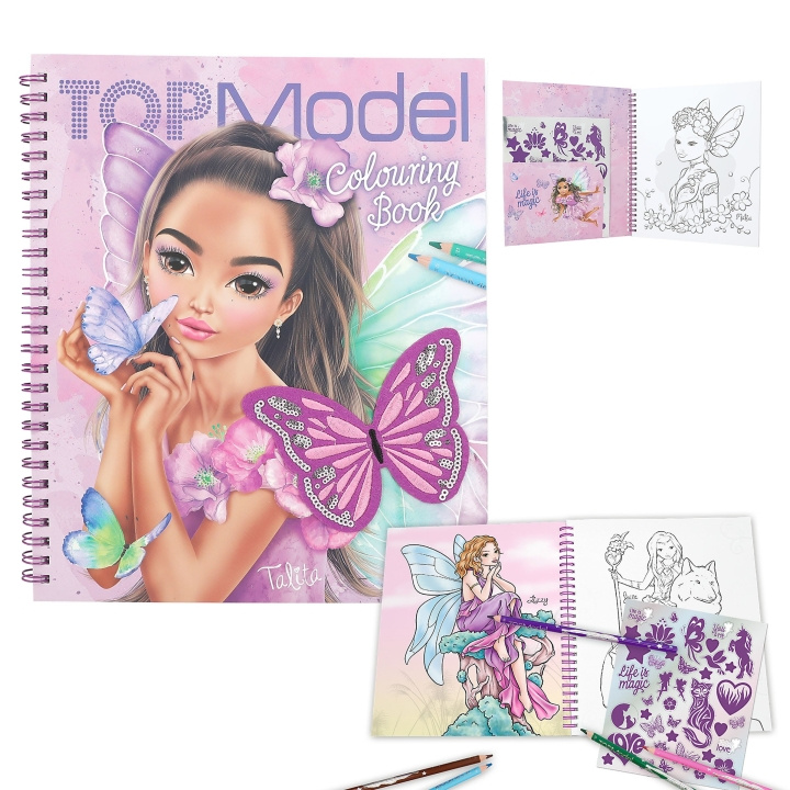 TOPModel Colouring Book With Sequins FAIRY LOVE ( 0412976 ) in the group TOYS, KIDS & BABY PRODUCTS / Toys / Crafts at TP E-commerce Nordic AB (C81202)