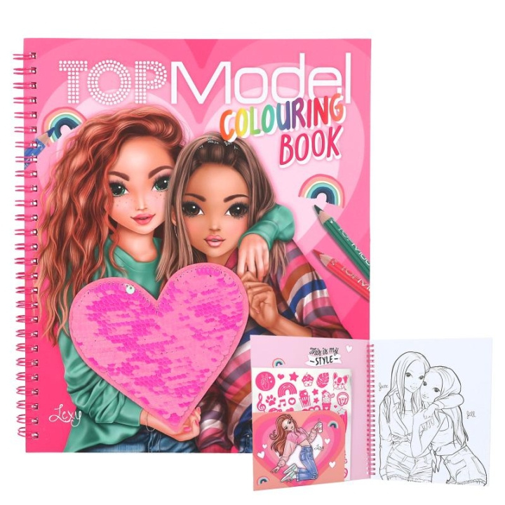 TOPModel Colouring Book With Reversible Sequins ( 0412977 ) in the group TOYS, KIDS & BABY PRODUCTS / Toys / Crafts at TP E-commerce Nordic AB (C81217)