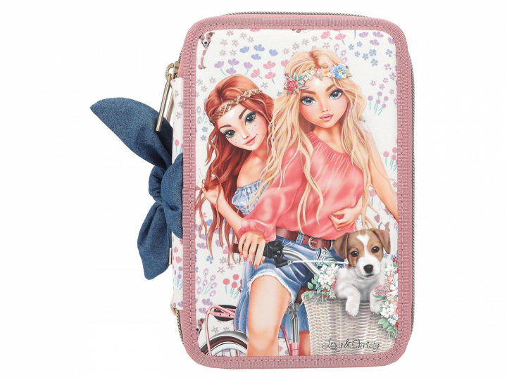 TOPModel Triple Pencil Case VELO FLEUR ( 0412921 ) in the group TOYS, KIDS & BABY PRODUCTS / Toys / Crafts at TP E-commerce Nordic AB (C81228)