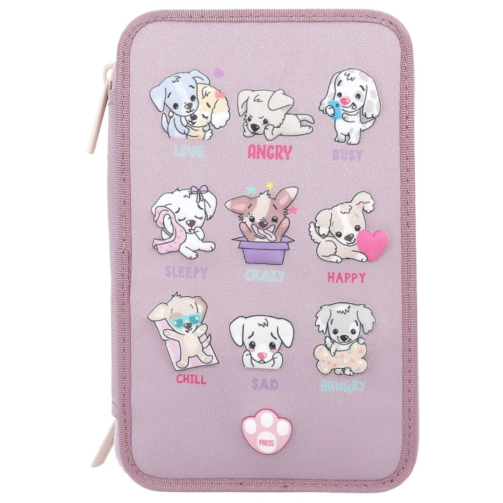 TOPModel Triple Pencil Case LED Dog Mood barometer ( 0412843 ) in the group TOYS, KIDS & BABY PRODUCTS / Toys / Crafts at TP E-commerce Nordic AB (C81261)