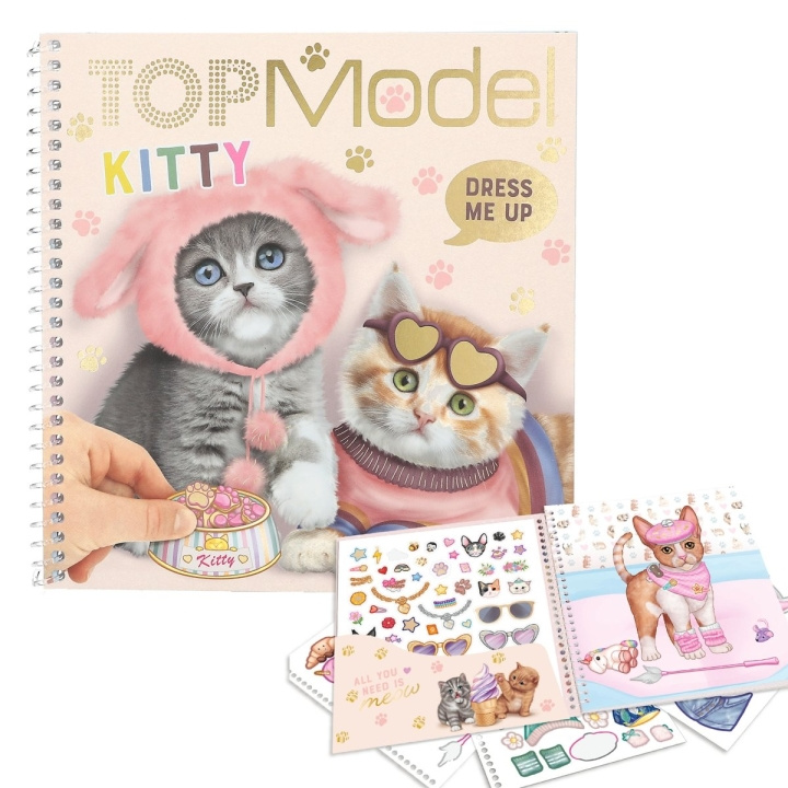 TOPModel Dress Me Up Stickerbook KITTY (0412965) in the group TOYS, KIDS & BABY PRODUCTS / Toys / Crafts at TP E-commerce Nordic AB (C81290)