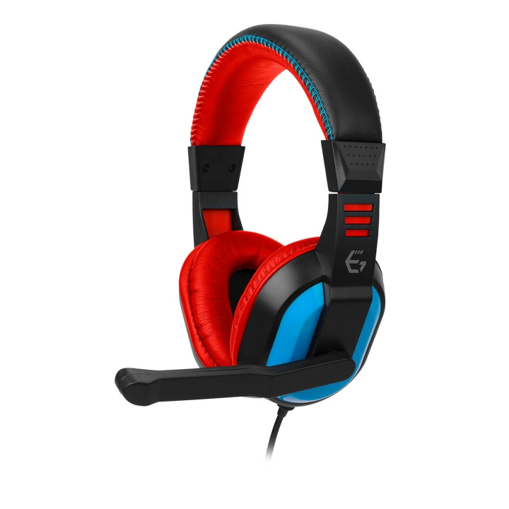 EgoGear Headset SHS10 Red/Blue Wired 3.5mm for NSW in the group HOME ELECTRONICS / Game consoles & Accessories / Nintendo Switch / Accessories at TP E-commerce Nordic AB (C81319)