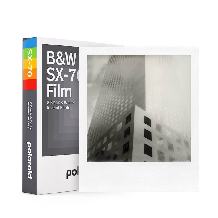 Polaroid B&W SX-70 Film White Frame in the group HOME ELECTRONICS / Photo & Video / Photo equipment / Other at TP E-commerce Nordic AB (C81393)