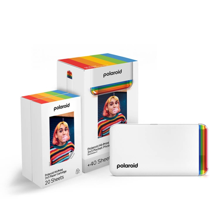 Polaroid Printer HiPrint 2x3 Gen. 2 Everything Box White in the group HOME ELECTRONICS / Photo & Video / Photo equipment / Other at TP E-commerce Nordic AB (C81408)