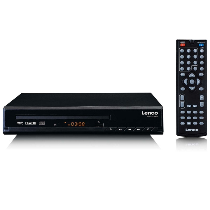 Lenco DVD player with HDMI and Remote Control Black in the group HOME ELECTRONICS / Audio & Picture / Home cinema, Hifi & Portable / Blu-ray & DVD players at TP E-commerce Nordic AB (C81428)