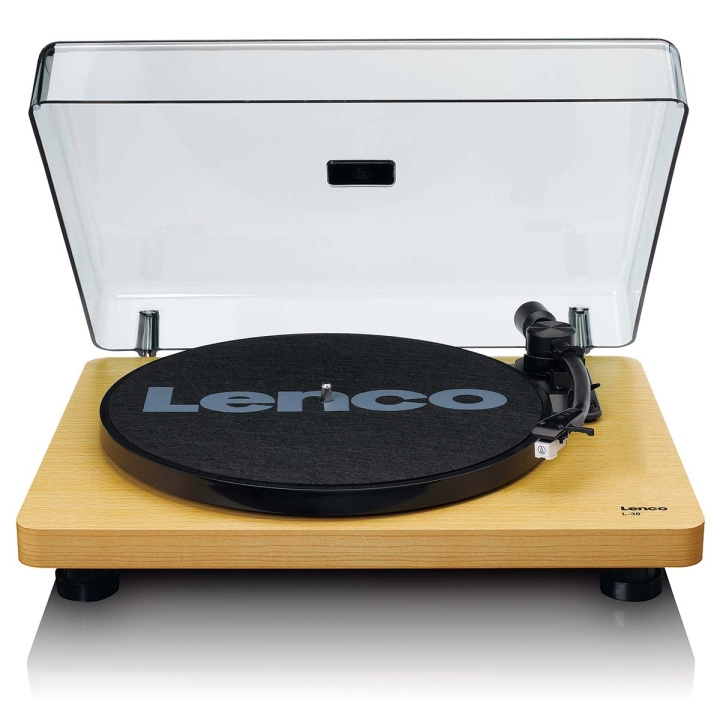 Lenco Turntable with auto-stop and PC encoding Wood in the group HOME ELECTRONICS / Audio & Picture / Home cinema, Hifi & Portable / Compact stereo & Record players at TP E-commerce Nordic AB (C81431)