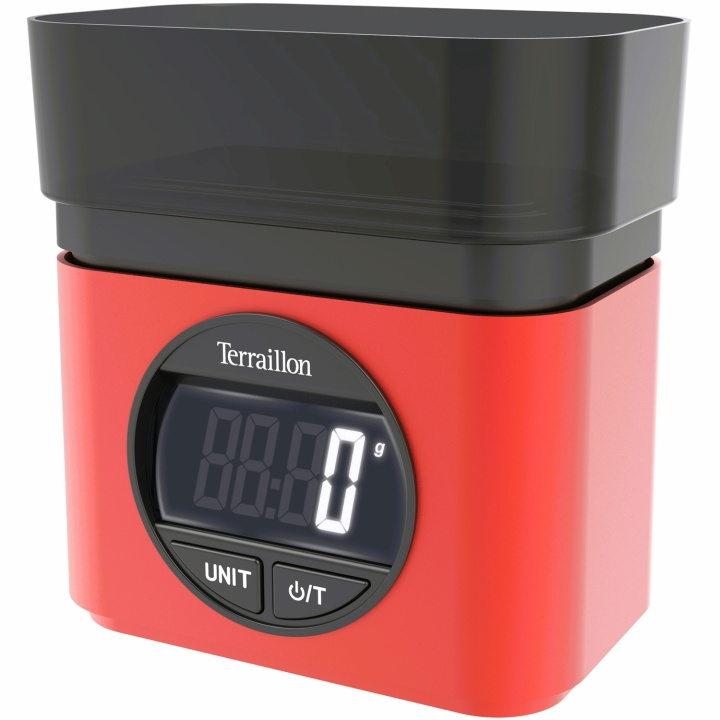 Terraillon Köksvåg Mythic 70`s Rouge 5 kg in the group HOME, HOUSEHOLD & GARDEN / Kitchen utensils / Kitchen scales at TP E-commerce Nordic AB (C81447)