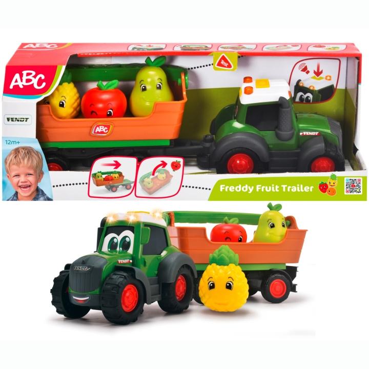 Simba Toys Freddy Fruit - Fendt Leksakstraktor med Släpvagn in the group TOYS, KIDS & BABY PRODUCTS / Toys / Toy cars at TP E-commerce Nordic AB (C81518)