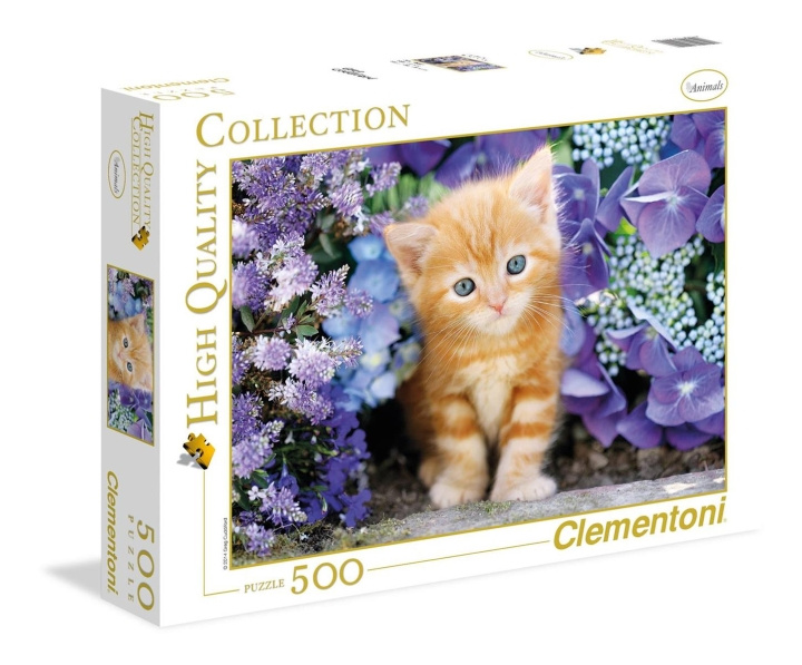 Clementoni 500 pcs High Quality Collection Ginger Cat in the group TOYS, KIDS & BABY PRODUCTS / Toys / Puzzles at TP E-commerce Nordic AB (C81717)