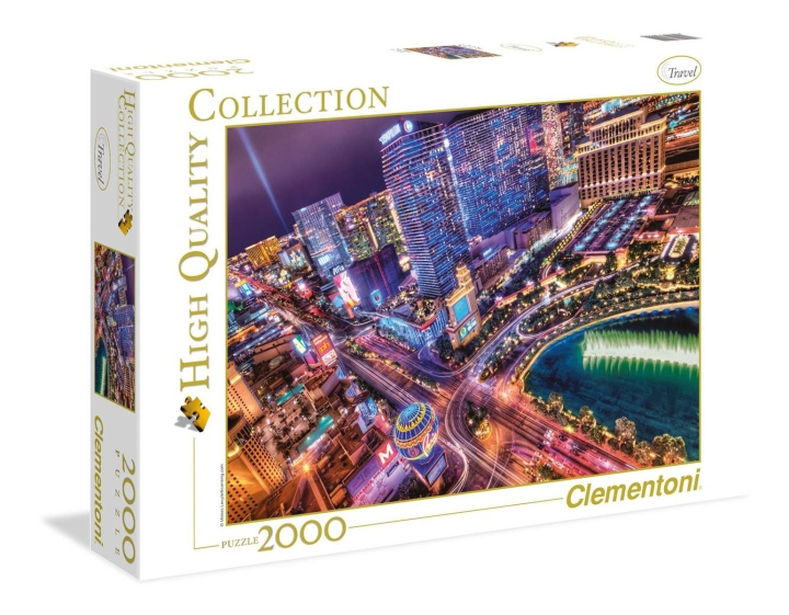 Clementoni 2000 pcs High Quality Collection LAS VEGAS in the group TOYS, KIDS & BABY PRODUCTS / Toys / Puzzles at TP E-commerce Nordic AB (C81730)