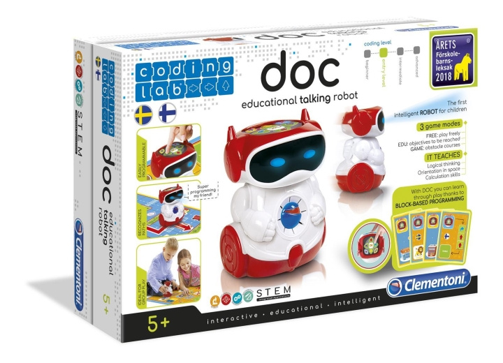 Clementoni DOC - The Education Robot (SE+FI) in the group TOYS, KIDS & BABY PRODUCTS / Toys / Experiment & DIY at TP E-commerce Nordic AB (C81733)