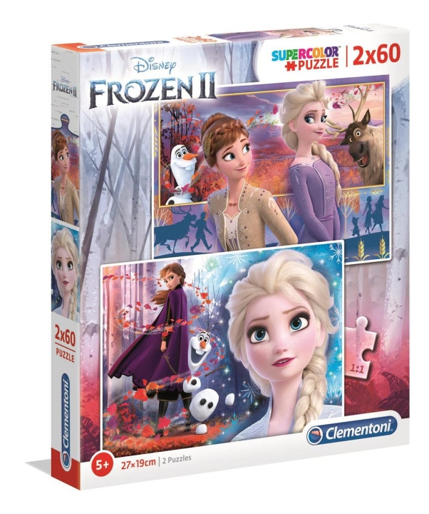 Clementoni 2x60 Puzzles Kids Frozen 2 in the group TOYS, KIDS & BABY PRODUCTS / Toys / Kids puzzle at TP E-commerce Nordic AB (C81749)