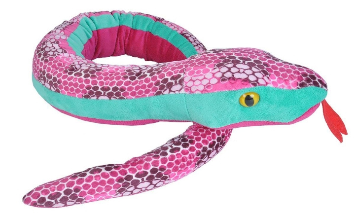 Wild Republic Snakesss Honeycomb Pink 137 cm in the group TOYS, KIDS & BABY PRODUCTS / Baby toys / stuffed animals at TP E-commerce Nordic AB (C81763)