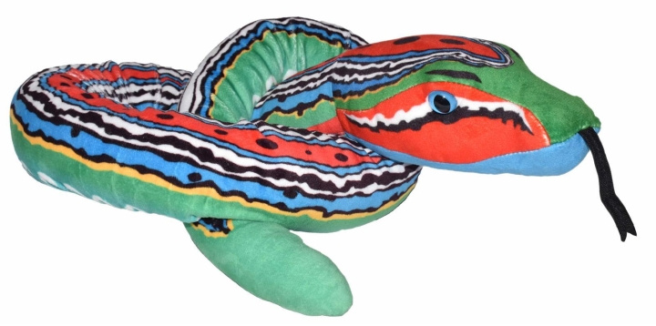 Wild Republic Snakesss Green Blue Red 137 cm in the group TOYS, KIDS & BABY PRODUCTS / Baby toys / stuffed animals at TP E-commerce Nordic AB (C81767)