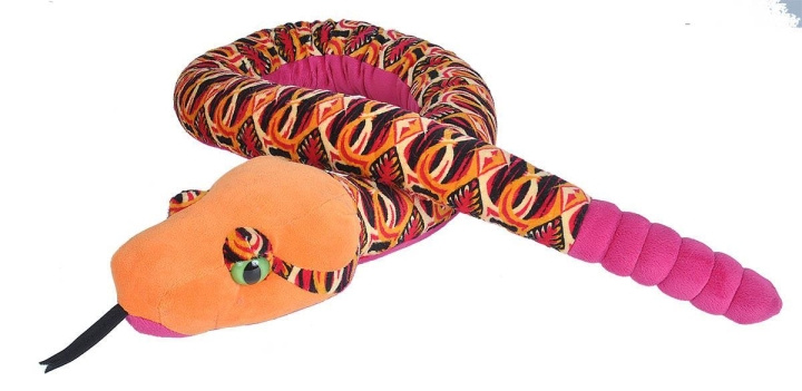 Wild Republic Snakesss Tribal Orange 137 cm in the group TOYS, KIDS & BABY PRODUCTS / Baby toys / stuffed animals at TP E-commerce Nordic AB (C81769)