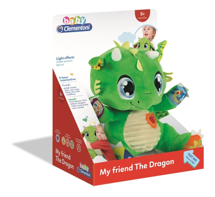 Clementoni Interactive Plush Baby Dragon (SE/FI/DK/NO) in the group TOYS, KIDS & BABY PRODUCTS / Baby toys / Activity toys at TP E-commerce Nordic AB (C81781)