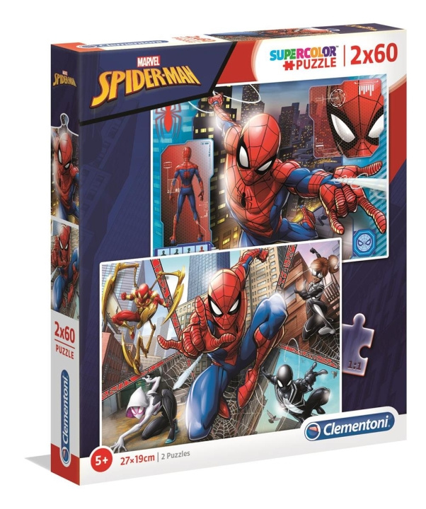 Clementoni 2x60 Puzzles Kids Spider-Man in the group TOYS, KIDS & BABY PRODUCTS / Toys / Kids puzzle at TP E-commerce Nordic AB (C81788)