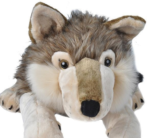 Wild Republic Cuddlekins Jumbo Wolf 76 cm in the group TOYS, KIDS & BABY PRODUCTS / Baby toys / stuffed animals at TP E-commerce Nordic AB (C81814)