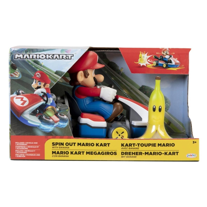 JAKKS Pacific Super Mario 2.5 Inch Spin Out Mario Kart Mario in the group TOYS, KIDS & BABY PRODUCTS / Toys / Toy cars at TP E-commerce Nordic AB (C81818)