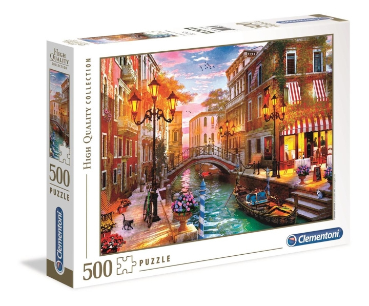 Clementoni 500 pcs High Quality Collection Sunset Over Venice in the group TOYS, KIDS & BABY PRODUCTS / Toys / Puzzles at TP E-commerce Nordic AB (C81820)