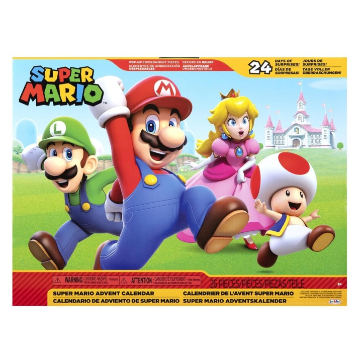 JAKKS Pacific Super Mario Advent Calendar 2.5 Inch Figures & Accessories Classic Theme in the group TOYS, KIDS & BABY PRODUCTS / Toys / Advent calendar at TP E-commerce Nordic AB (C81829)