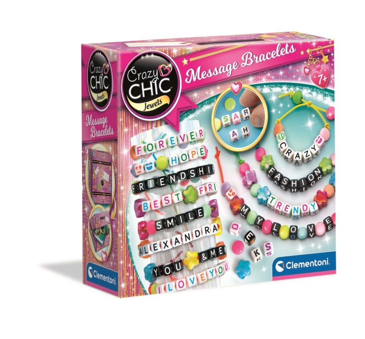 Clementoni Crazy Chic Message Bracelets in the group TOYS, KIDS & BABY PRODUCTS / Toys / Crafts at TP E-commerce Nordic AB (C81831)