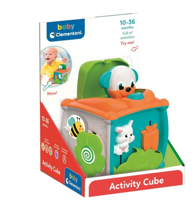 Clementoni Peek-a-boo Cube (100% Recycled) in the group TOYS, KIDS & BABY PRODUCTS / Baby toys / Activity toys at TP E-commerce Nordic AB (C81850)