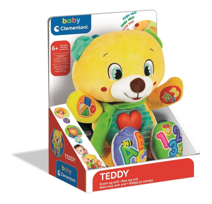 Clementoni Interactive Plush Teddy (SE/FI/DK/NO) in the group TOYS, KIDS & BABY PRODUCTS / Toys / Toys at TP E-commerce Nordic AB (C81861)