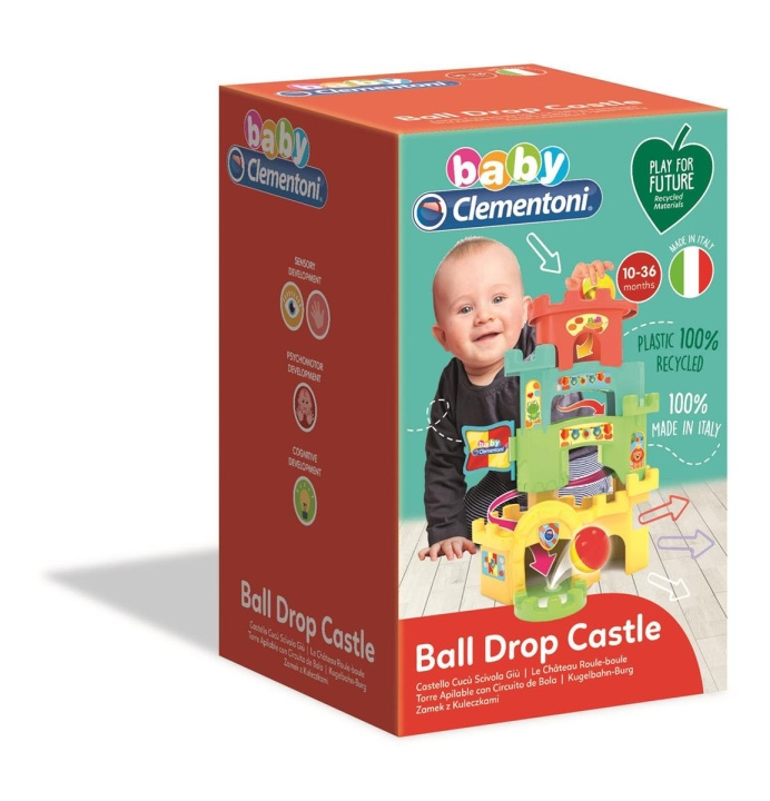 Clementoni Roll & Drop Fun Castle (100% Recycled) in the group TOYS, KIDS & BABY PRODUCTS / Baby toys / Activity toys at TP E-commerce Nordic AB (C81872)