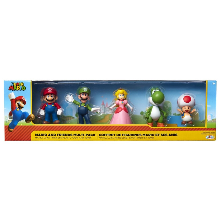 JAKKS Pacific Super Mario 2.5 Inch Limited Articulation Figure 5-Pack Mario & Friends in the group TOYS, KIDS & BABY PRODUCTS / Toys / Figures & Miniatures at TP E-commerce Nordic AB (C81877)