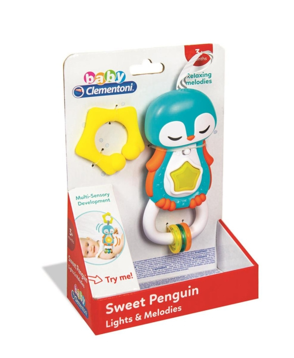 Clementoni Electronic Rattle Penguin in the group TOYS, KIDS & BABY PRODUCTS / Baby toys / Activity toys at TP E-commerce Nordic AB (C81878)