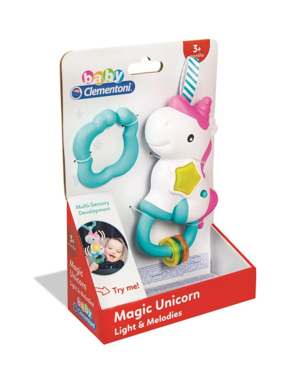 Clementoni Electronic Rattle Unicorn in the group TOYS, KIDS & BABY PRODUCTS / Baby toys / Activity toys at TP E-commerce Nordic AB (C81879)