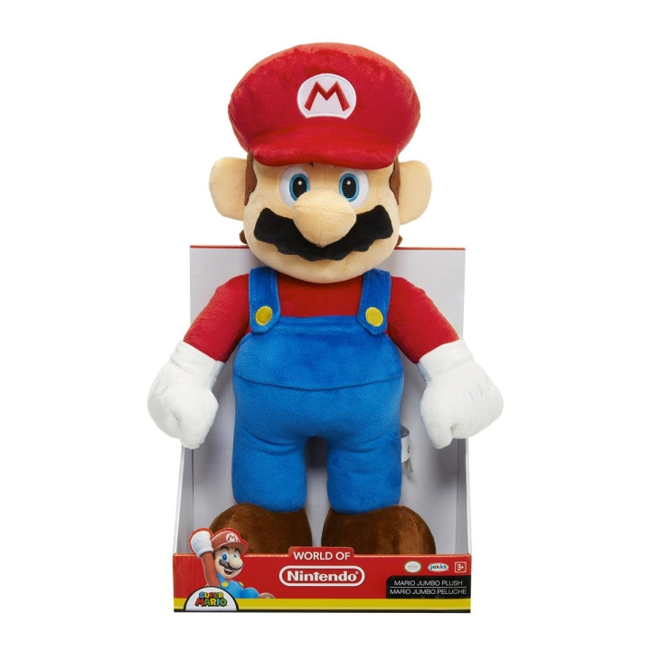 JAKKS Pacific Super Mario Plush Jumbo Mario in the group TOYS, KIDS & BABY PRODUCTS / Baby toys / stuffed animals at TP E-commerce Nordic AB (C81885)