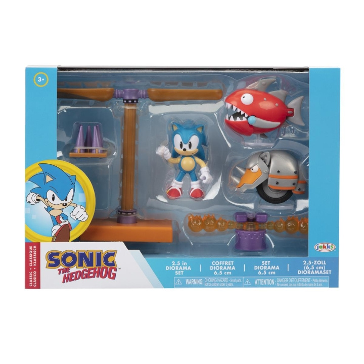 JAKKS Pacific Sonic the Hedgehog 2.5 Inch Diorama Set Classic in the group TOYS, KIDS & BABY PRODUCTS / Toys / Figures & Miniatures at TP E-commerce Nordic AB (C81889)