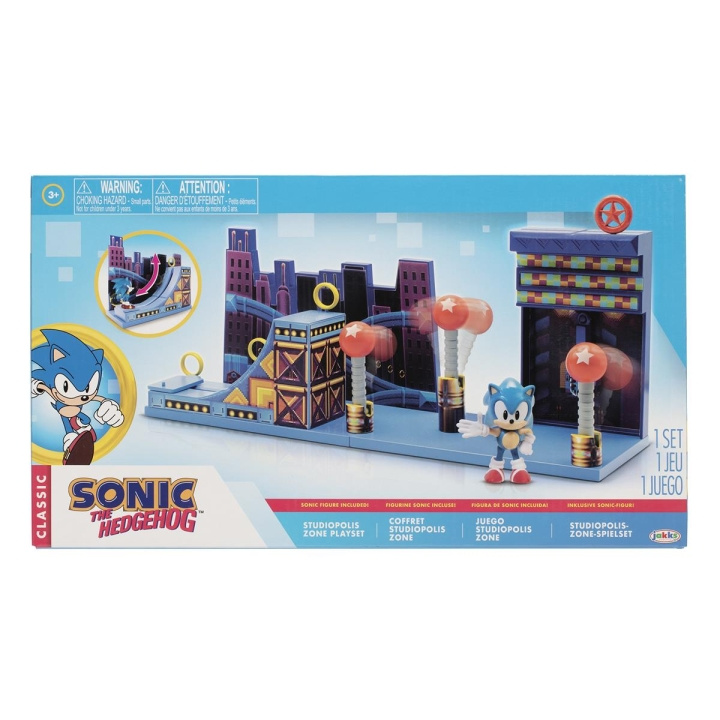 JAKKS Pacific Sonic the Hedgehog 2.5 Inch Playset Studiopolis Zone in the group TOYS, KIDS & BABY PRODUCTS / Toys / Toys at TP E-commerce Nordic AB (C81891)