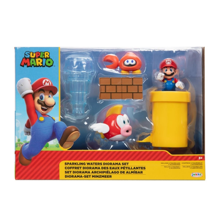 JAKKS Pacific Super Mario 2.5 Inch Diorama Set Sparkling Waters in the group TOYS, KIDS & BABY PRODUCTS / Toys / Figures & Miniatures at TP E-commerce Nordic AB (C81910)