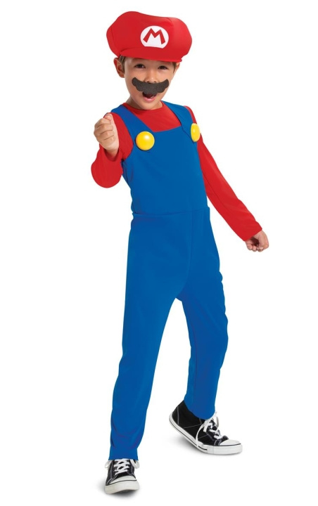 JAKKS Pacific Disguise Super Mario Costume Mario M (7-8) in the group TOYS, KIDS & BABY PRODUCTS / Toys / Masquerade costumes at TP E-commerce Nordic AB (C81916)