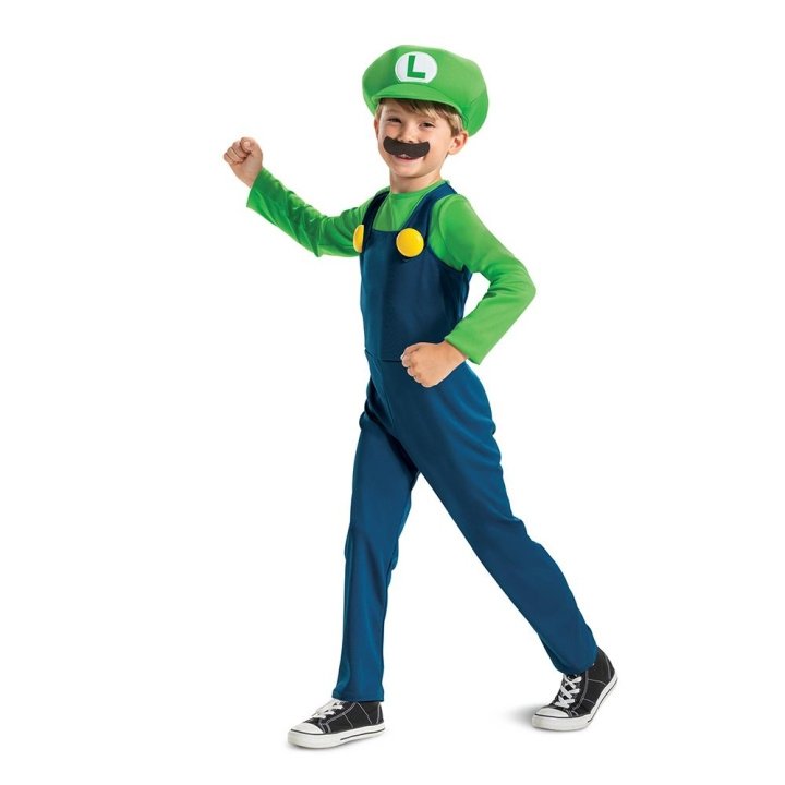 JAKKS Pacific Disguise Super Mario Costume Luigi M (7-8) in the group TOYS, KIDS & BABY PRODUCTS / Toys / Masquerade costumes at TP E-commerce Nordic AB (C81918)